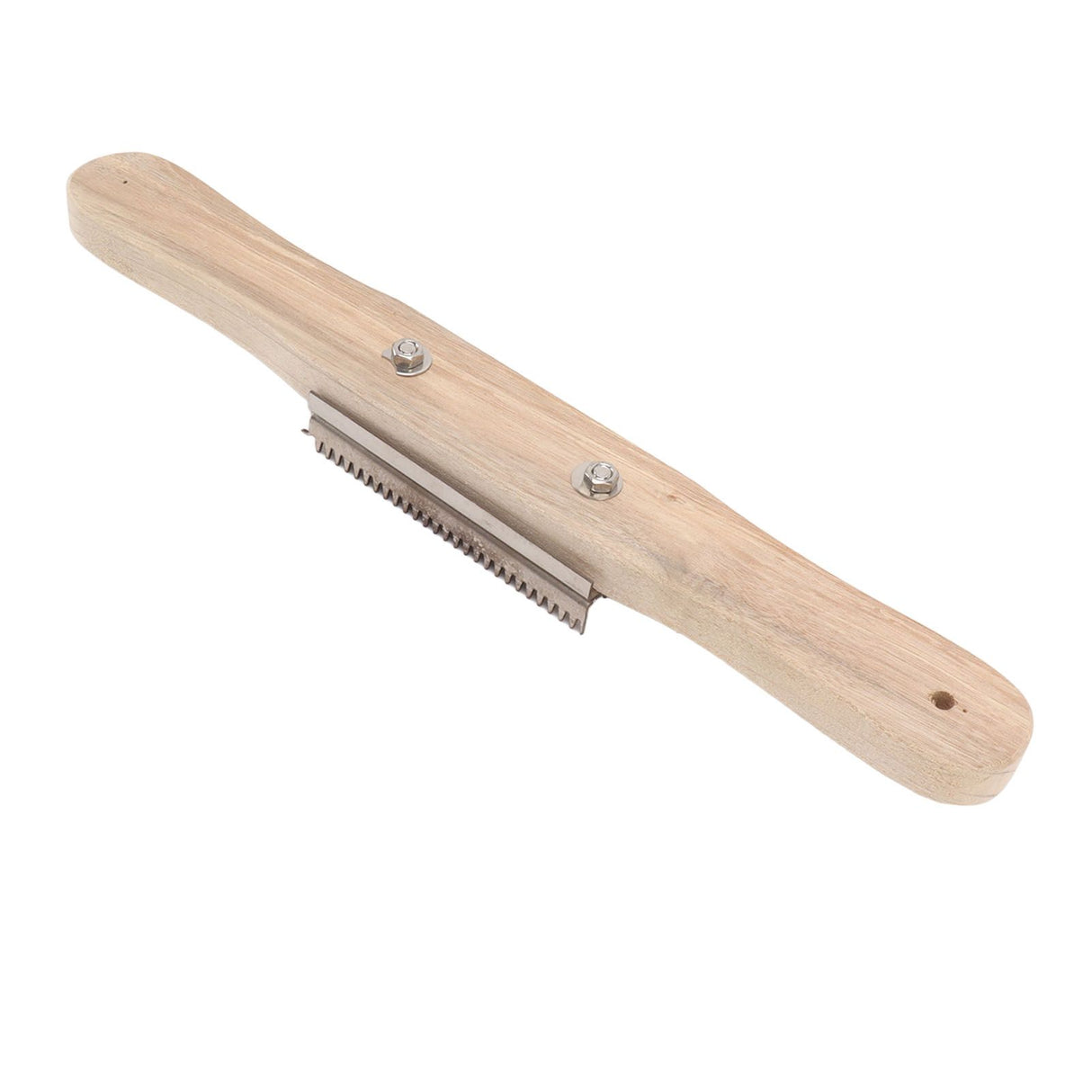 15 Inch Buffing Wheel Rake with Wooden Handle for Compound Cleaning Removing Residual Compounds Metal
