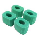 4pcs Pool Filter Cartridge Sponge Reusable Durable Practical Filter Foam for Pool Pump - Top-Down View