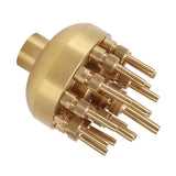 Fountain Nozzle Brass 3 Layers Adjustable Water Fountain Nozzle Spray Sprinkler for Garden Park Pond Pool Waterscape G1.5 Inch - Extra Image