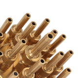Fountain Nozzle Brass 3 Layers Adjustable Water Fountain Nozzle Spray Sprinkler for Garden Park Pond Pool Waterscape G1.5 Inch