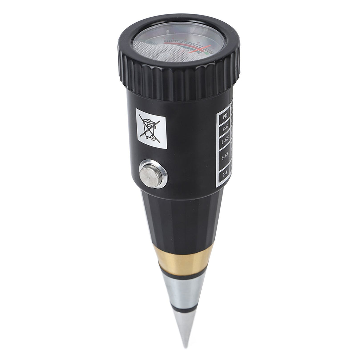 2 In 1 Soil Tester Cone Soil Moisture PH Meter Moisture Test Meter PH Detector Instrument for Outdoor Plants
