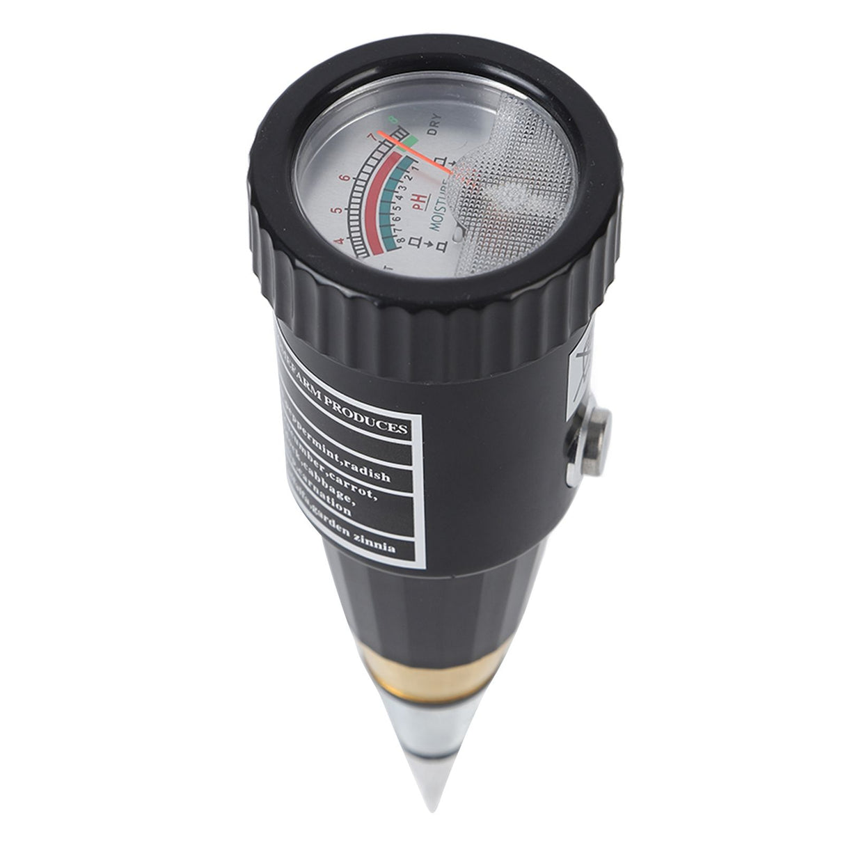 2 In 1 Soil Tester Cone Soil Moisture PH Meter Moisture Test Meter PH Detector Instrument for Outdoor Plants