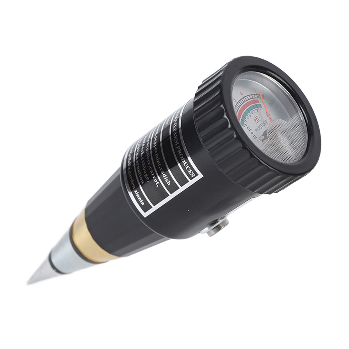 2 In 1 Soil Tester Cone Soil Moisture PH Meter Moisture Test Meter PH Detector Instrument for Outdoor Plants