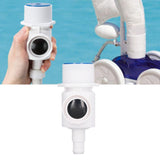 Pool Cleaner Connector Assembly Universal Wall Fitting Connector Assembly With 2pcs Nut For Polaris Zodiac 91009001