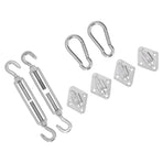 Sun Shade Sail Hardware Kit Canopy Installation Buckle Set for Rectangle and Square Awning 5mm