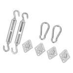 Sun Shade Sail Hardware Kit Canopy Installation Buckle Set for Rectangle and Square Awning 5mm