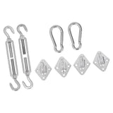 Sun Shade Sail Hardware Kit Canopy Installation Buckle Set for Rectangle and Square Awning 5mm - Extra Image