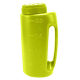 Handheld Fertilizer Spreader Hand Held Grass Seed Spreader Crop Spreading Salt Sowing Pot Green