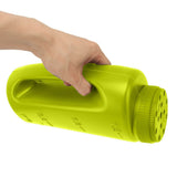 Handheld Fertilizer Spreader Hand Held Grass Seed Spreader Crop Spreading Salt Sowing Pot Green