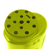 Handheld Fertilizer Spreader Hand Held Grass Seed Spreader Crop Spreading Salt Sowing Pot Green