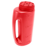 Handheld Fertilizer Spreader Hand Held Grass Seed Spreader Crop Spreading Salt Sowing Pot Red - Front View
