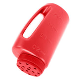Handheld Fertilizer Spreader Hand Held Grass Seed Spreader Crop Spreading Salt Sowing Pot Red - Low Angle