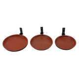 Tree Mounted Bird Feeder Tree Mounted Bird Bath Bowl with Heavy Duty Metal Ring for Backyard Terrace 3 Pot and 3 Bracket