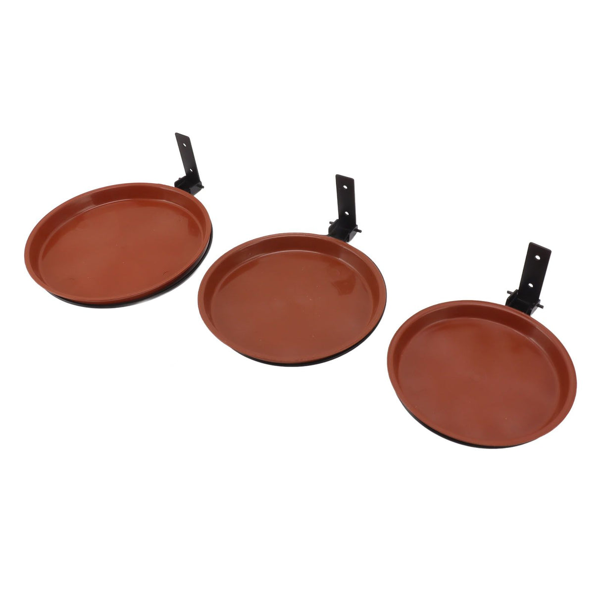 Tree Mounted Bird Feeder Tree Mounted Bird Bath Bowl with Heavy Duty Metal Ring for Backyard Terrace 3 Pot and 3 Bracket
