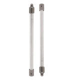 2PCS Valve Push Rod Diesel Engine Push Rod Hardened Iron Pushrod For Single Cylinder Air Cooled Diesel Generator 178F - 45-Degree Angle