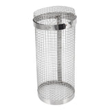 Barbecue Grilling Basket Stainless Steel Heat Resistant Rust Prevention BBQ Grill Cage with Hook for Camping Party 20cm/7.9in