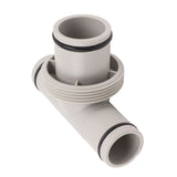 Pool Hose Adapter T Shape Threaded Pump Connector 1.5in to 1.25in Connection Hose Plunger for Pool Maintenance
