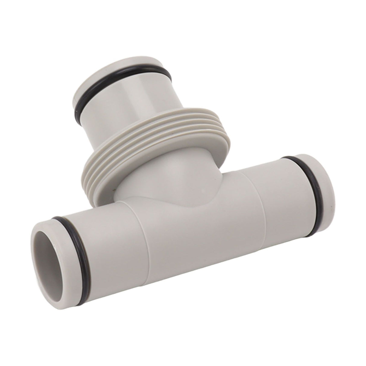 Pool Hose Adapter T Shape Threaded Pump Connector 1.5in to 1.25in Connection Hose Plunger for Pool Maintenance