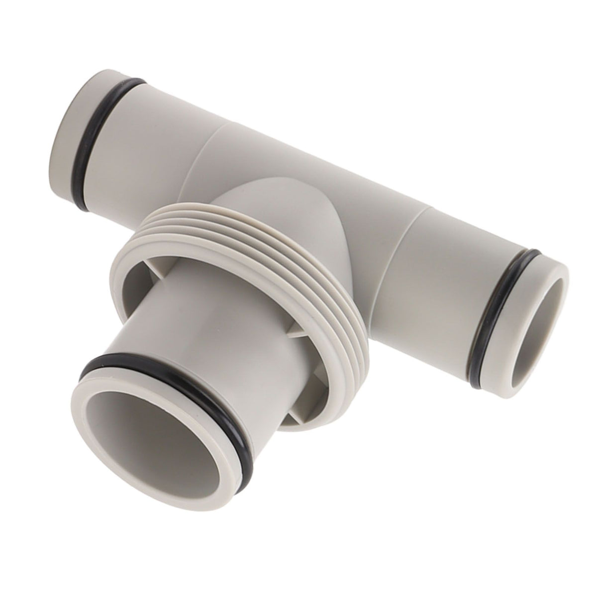 Pool Hose Adapter T Shape Threaded Pump Connector 1.5in to 1.25in Connection Hose Plunger for Pool Maintenance