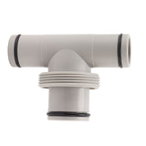 Pool Hose Adapter T Shape Threaded Pump Connector 1.5in to 1.25in Connection Hose Plunger for Pool Maintenance - Extra Image