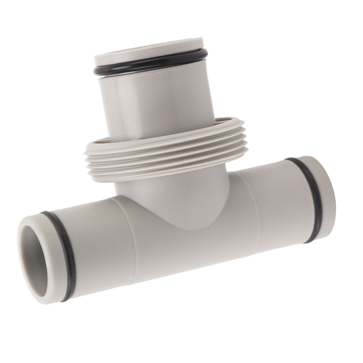 Pool Hose Adapter T Shape Threaded Pump Connector 1.5in to 1.25in Connection Hose Plunger for Pool Maintenance