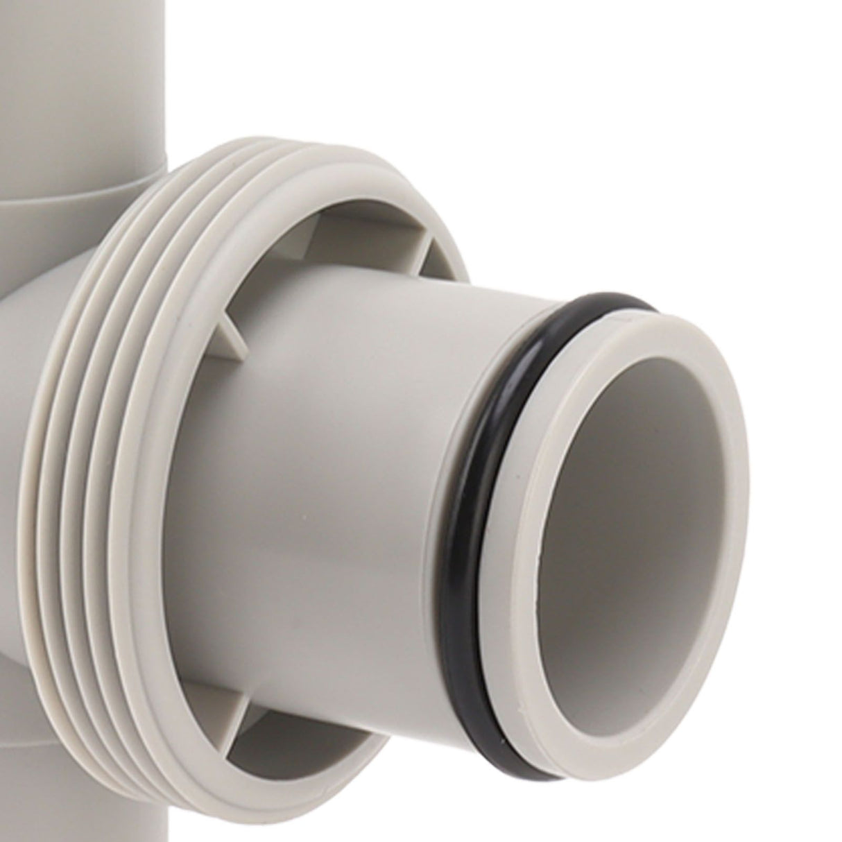 Pool Hose Adapter T Shape Threaded Pump Connector 1.5in to 1.25in Connection Hose Plunger for Pool Maintenance
