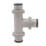 Split Swimming Pool Hose Plunger Valve 2 in 1 T Shape Hose Plunger Valve Replacement for for Filter Circulation System Pool Pump Maintenance