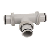 Split Swimming Pool Hose Plunger Valve 2 in 1 T Shape Hose Plunger Valve Replacement for for Filter Circulation System Pool Pump Maintenance