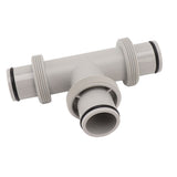 Split Swimming Pool Hose Plunger Valve 2 in 1 T Shape Hose Plunger Valve Replacement for for Filter Circulation System Pool Pump Maintenance