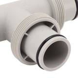 Split Swimming Pool Hose Plunger Valve 2 in 1 T Shape Hose Plunger Valve Replacement for for Filter Circulation System Pool Pump Maintenance - Extra Image