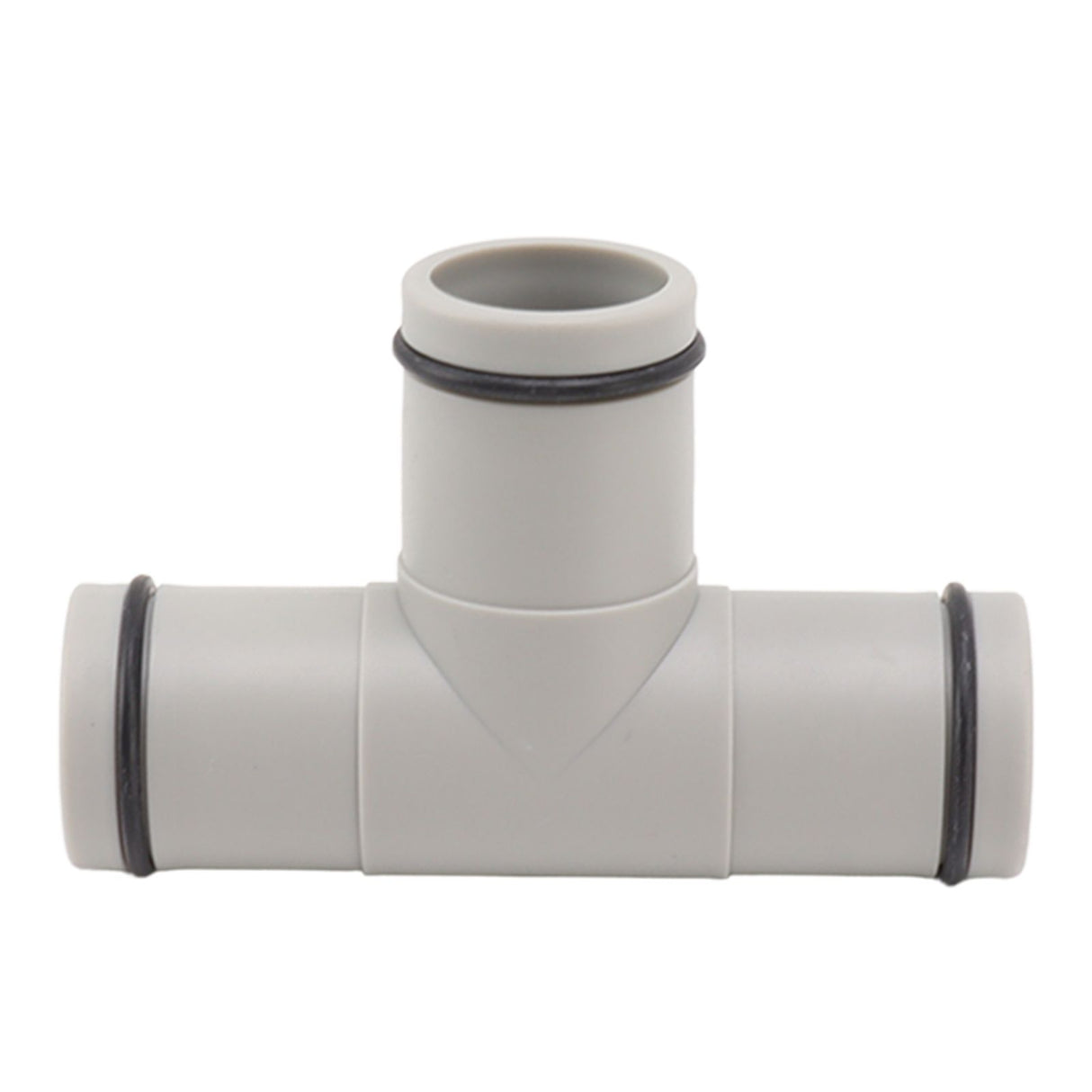 T Shape Hose Plunger Valve 1.25 Inch Plastic Dual Split Hose Plunger Valve for Above Ground Swimming Pool
