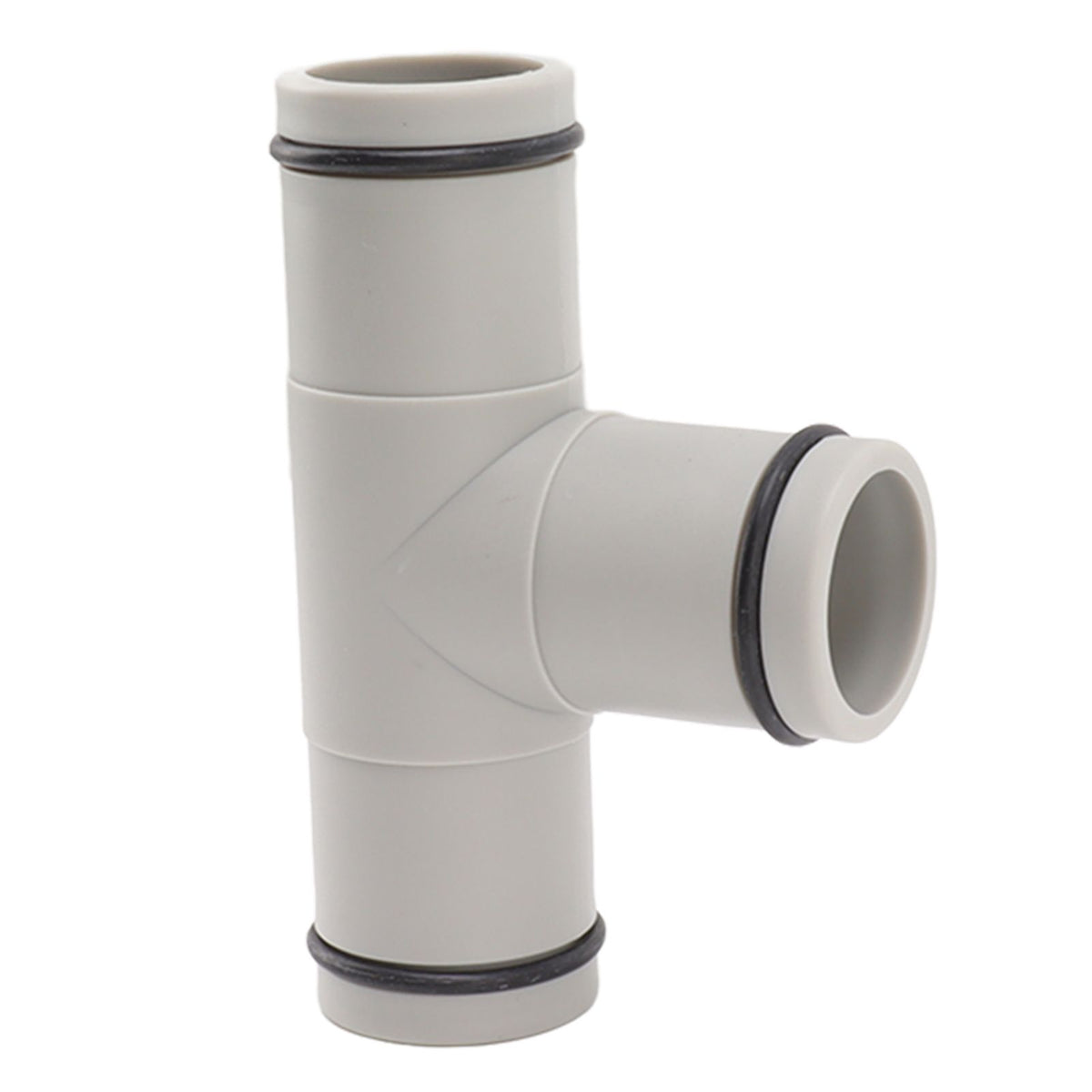 T Shape Hose Plunger Valve 1.25 Inch Plastic Dual Split Hose Plunger Valve for Above Ground Swimming Pool
