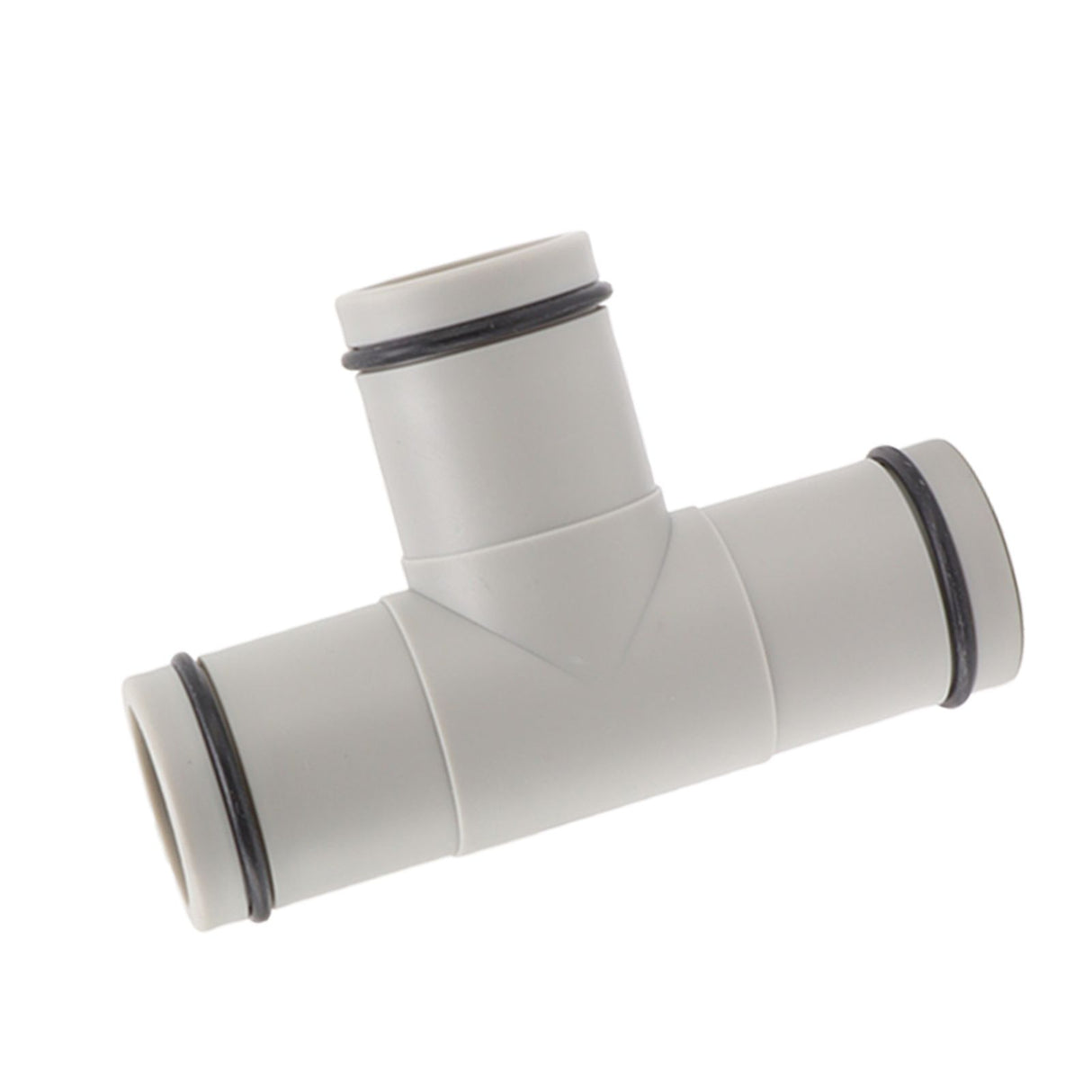 T Shape Hose Plunger Valve 1.25 Inch Plastic Dual Split Hose Plunger Valve for Above Ground Swimming Pool