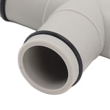 T Shape Hose Plunger Valve 1.25 Inch Plastic Dual Split Hose Plunger Valve for Above Ground Swimming Pool