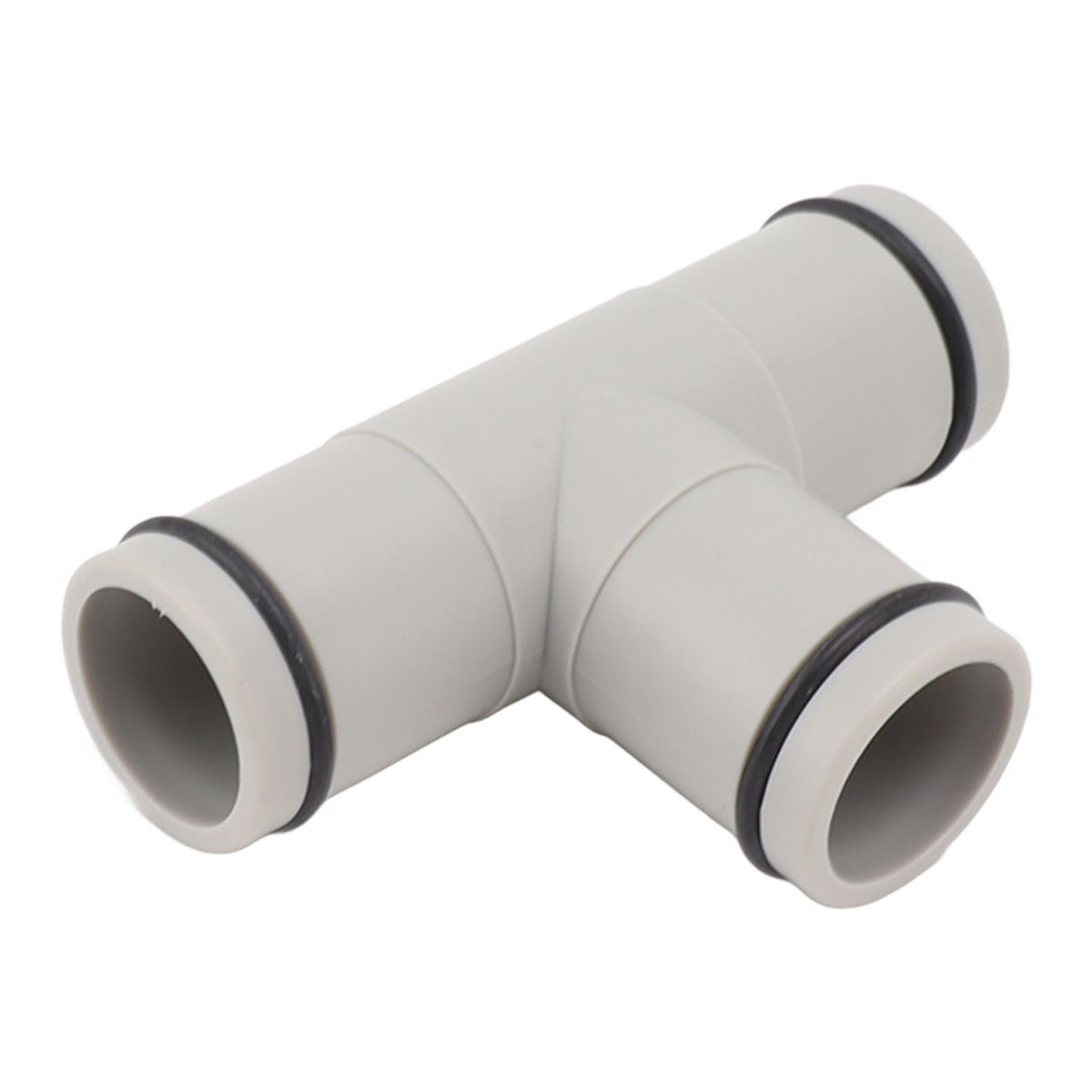 T Shape Hose Plunger Valve 1.25 Inch Plastic Dual Split Hose Plunger Valve for Above Ground Swimming Pool