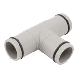 T Shape Hose Plunger Valve 1.25 Inch Plastic Dual Split Hose Plunger Valve for Above Ground Swimming Pool
