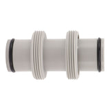 Pool Hose Adapter 1.5in to 1.5in Straight Joint Pool Hose Connector Pool Threaded Hose Connector For Intex - Front View