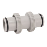 Pool Hose Adapter 1.5in to 1.5in Straight Joint Pool Hose Connector Pool Threaded Hose Connector For Intex - Top-Down View