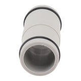 Swimming Pool Hose Adapter 1.25 Inch to 1.25 Inch Straight Connector Split Swimming Pool Hose Plunger Valve - Front View