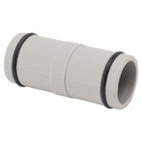 Swimming Pool Hose Adapter 1.25 Inch to 1.25 Inch Straight Connector Split Swimming Pool Hose Plunger Valve - Side View