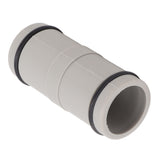 Swimming Pool Hose Adapter 1.25 Inch to 1.25 Inch Straight Connector Split Swimming Pool Hose Plunger Valve - Top-Down View