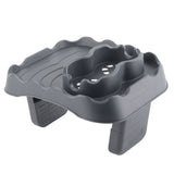 Hot Tub Table Tray with Drain Holes Anti Slip Adjustable Hot Tub Side Table for Swimming Pools SPA Bathtub Grey