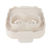 Hot Tub Table Tray with Drain Holes Anti Slip Adjustable Hot Tub Side Table for Swimming Pools SPA Bathtub Beige