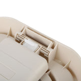 Hot Tub Table Tray with Drain Holes Anti Slip Adjustable Hot Tub Side Table for Swimming Pools SPA Bathtub Beige