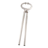 Cow Nose Plier Stainless Steel Automatic Locking Bull Cattle Nose Ring Pliers for Farm Ranch - Front View