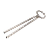 Cow Nose Plier Stainless Steel Automatic Locking Bull Cattle Nose Ring Pliers for Farm Ranch - Low Angle