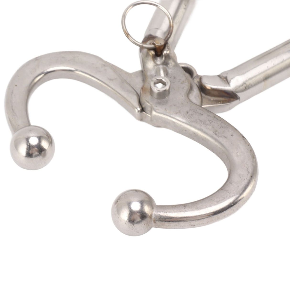 Cow Nose Plier Stainless Steel Automatic Locking Bull Cattle Nose Ring Pliers for Farm Ranch