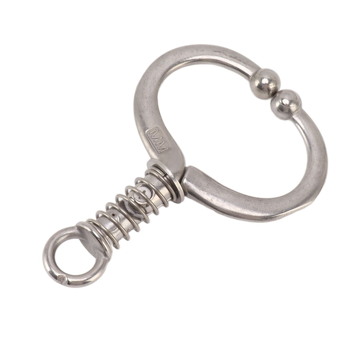 Cattle Nose Ring Durable Stainless Steel Cattle Ring Spherical Cattle Ring Clamp Traction for Home Farm HL Q4D