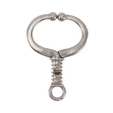 Cattle Nose Ring Durable Stainless Steel Cattle Ring Spherical Cattle Ring Clamp Traction for Home Farm HL Q4D - Front View