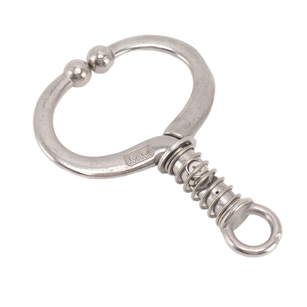 Cattle Nose Ring Durable Stainless Steel Cattle Ring Spherical Cattle Ring Clamp Traction for Home Farm HL Q4D